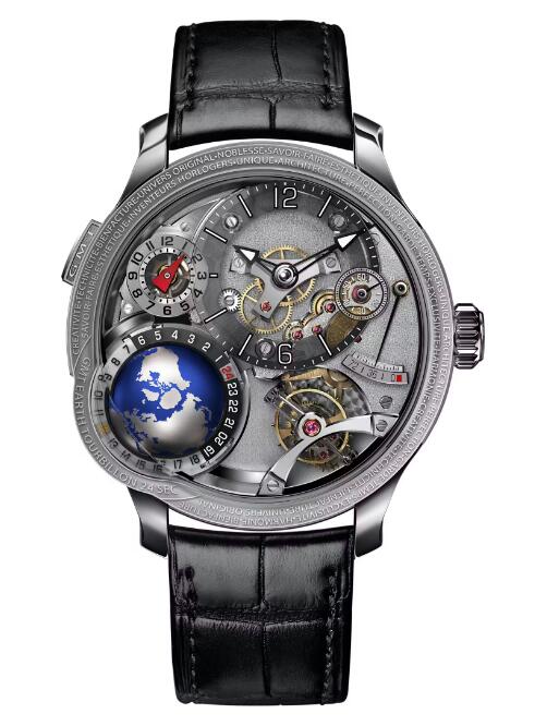 Greubel Forsey GMT Earth White Gold Grey replica watch